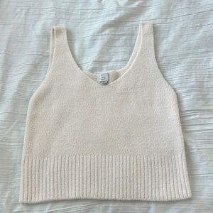 Cream Sweater Top